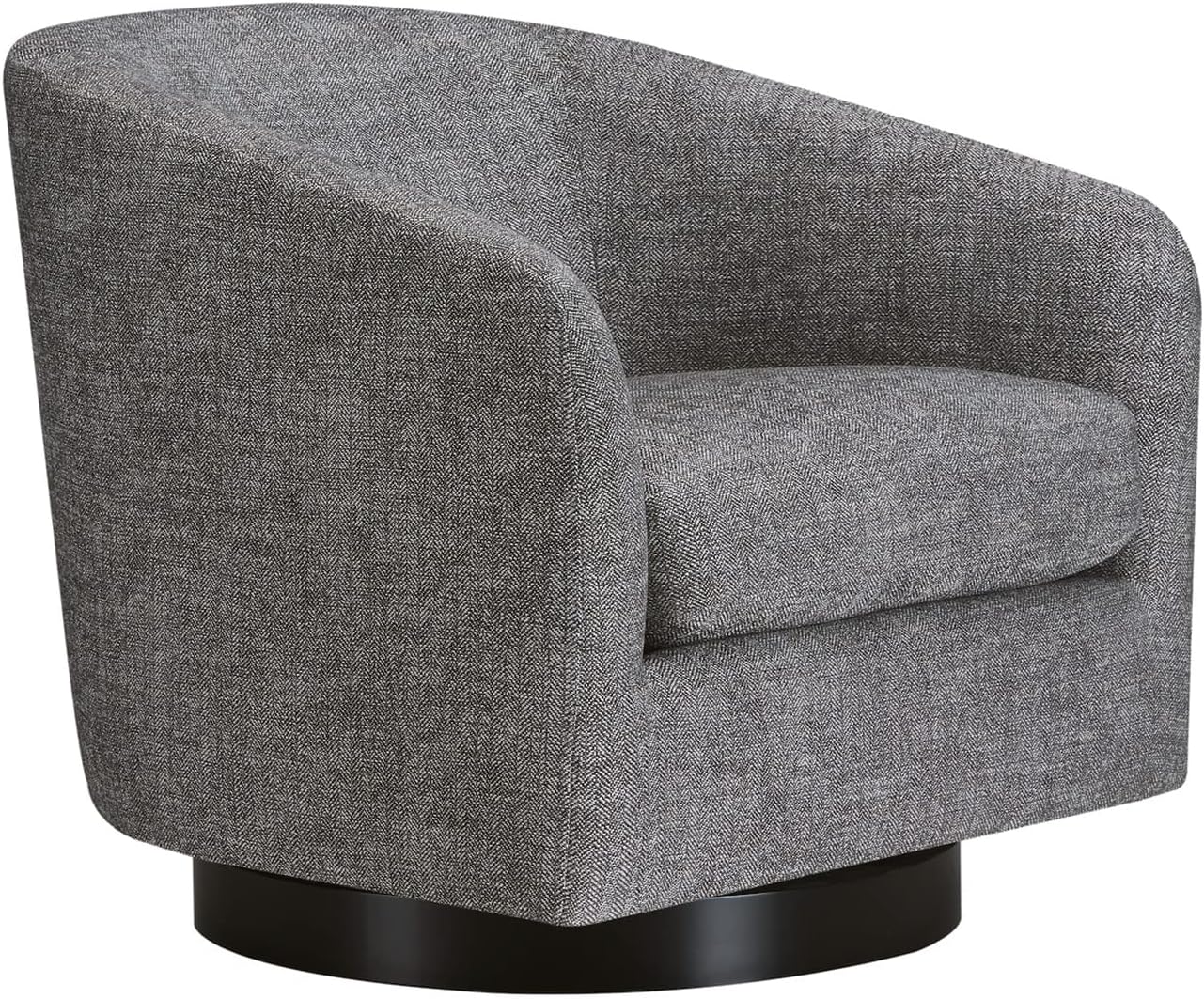 CHITA Swivel Accent Chair, FSC Certified Upholstered Velvet Barrel Chair for Living Room, Fully Assembled, Burnt Orange